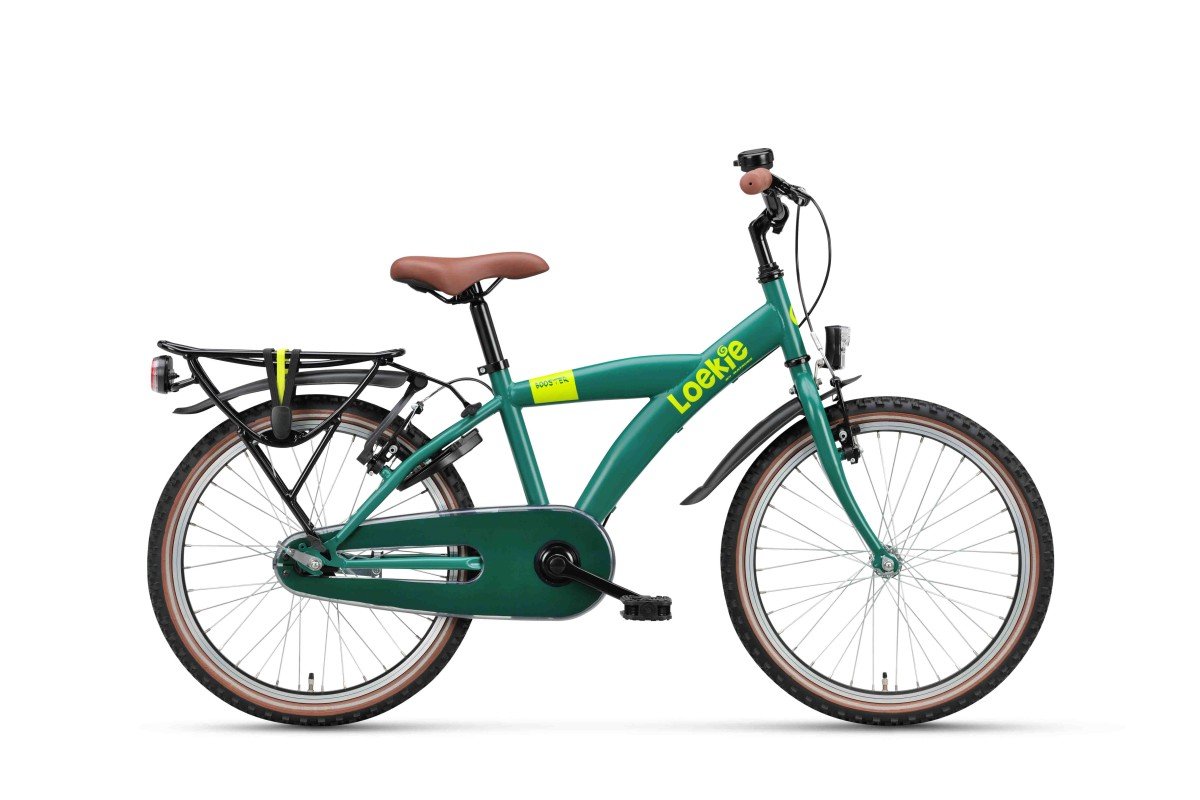 LOEKIE Booster 20 Inch Jongens Groen 31cm 2025
