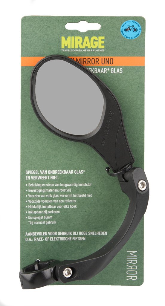 Mirage spiegel draaibaar+klem ebike