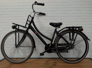 BATAVUS CNCTD. 26 inch Meisjes Zwart Mat 43cm 2022