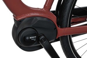 BATAVUS Altura E-Go CP Plus N7 Lageinstap Rood Bruin Glans 56cm 2024